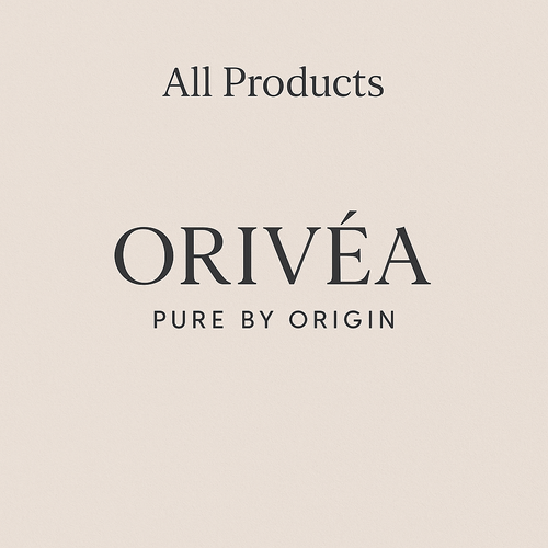Orivéa logo on a beige background